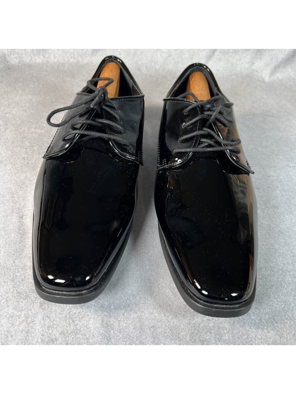 Joseph Abboud Shoes Black Patent Leather Mens Sz 10M Wedding Formal Tuxedo Dress